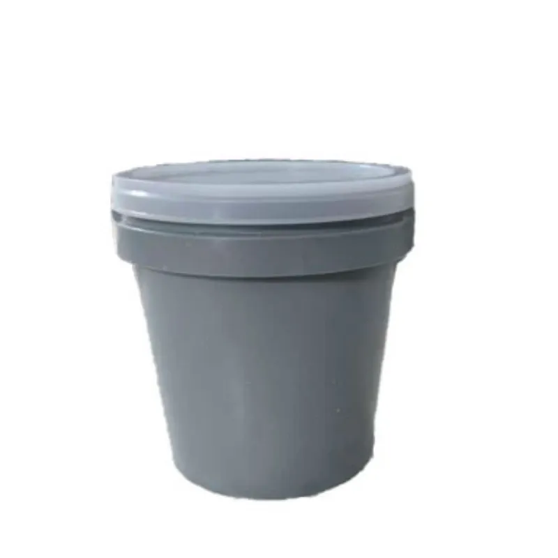 Cubeta de 1lt con tapa gris