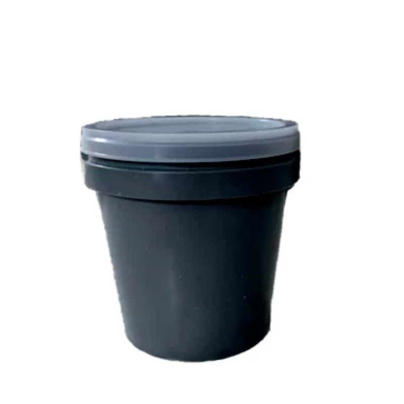 Cubeta de 1lt con tapa negra