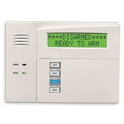 Teclado Alfanumérico con Receptor Inalámbrico Integrado 6160RF compatible con Sensores de la Serie 5800 Marca: Honeywell