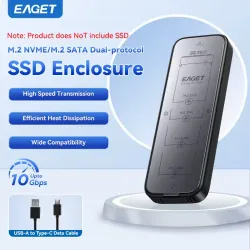 Carcasa para Discos M2 / Caja para Disco M2 EAGET M.2 SSD