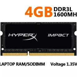 Memoria RAM Laptop  DDR3 4 GB Kingston Hyper Gaming a 1600hz 