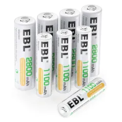 Pilas Recargables AAA 1100 mah EBL (2 Unidades)