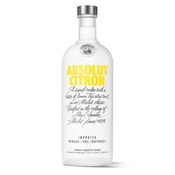 Vodka Absolut Citron Limón 