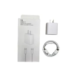 20. COMBO CARGADOR + CABLE (30W / TIPO C - TIPO C)