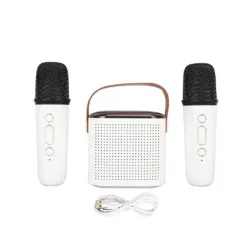 Altavoz Bluetooth Portátil con 2 Micrófonos Inalámbricos Y1