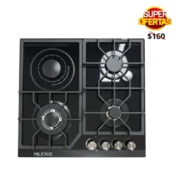 COCINA EMPOTRADA DE GAS E INFRARROJO MILEXUS