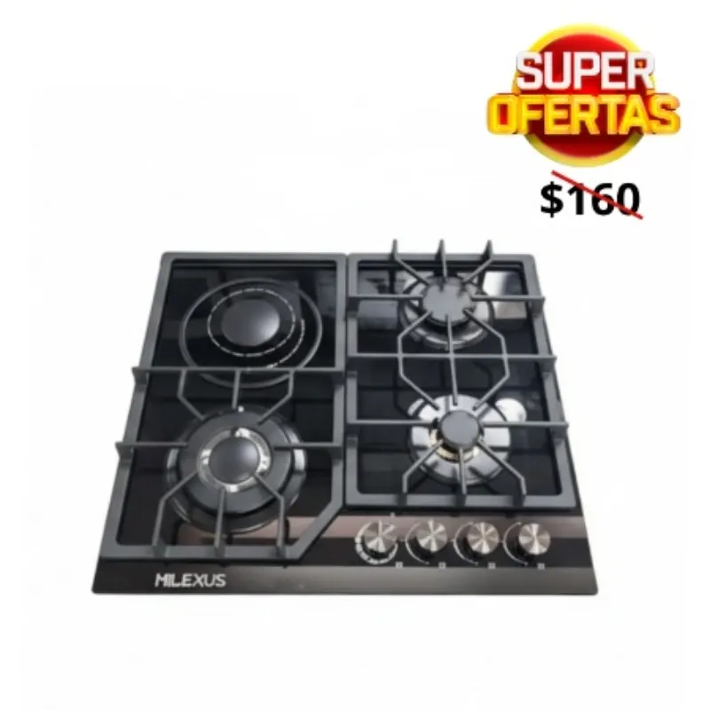 COCINA EMPOTRADA DE GAS E INFRARROJO MILEXUS