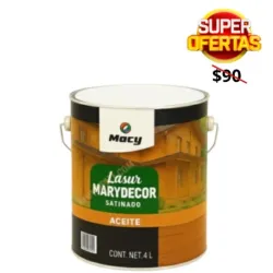 LASUR MACYDECOR SATINADO INCOLORO 4 L