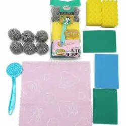 SET COMBINADO DE LIMPIEZA PARA COCINA Y HOGAR