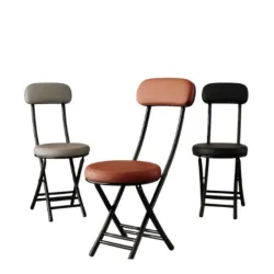 SILLA  PLEGABLE  TAPIZADA