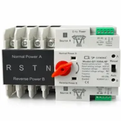 SWITCH DE ENCENDIDO AUTOMÁTICO 4 VÍAS - 100A Q7-LUMINA