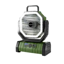 VENTILADOR RECARGABLE PORTÁTIL F6 CON LUZ LED 20000mAh VERDE