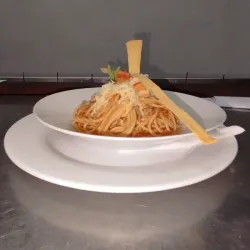 Spaguettis de napolitano 🍝