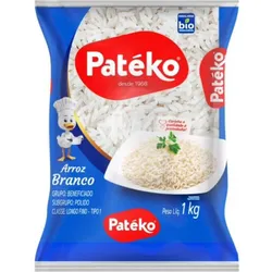 Arroz Blanco de Grano Largo Pateko 1kg  ,Importado Desde Brasil