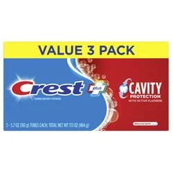 Crest Plus Pasta Dental (3pak)