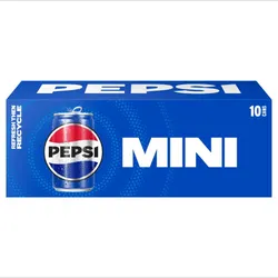 Pepsi Soda, 7.5 onzas (paquete de 10)