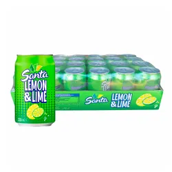 Refresco Santa Lemon Lime  (caja de 24 unidades)