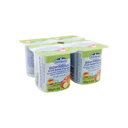 Yogur sabor multifruta Asturiana (4 x 125 g / 4.4 oz)