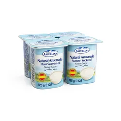 Yogur sabor natural azucarado Central Ir > Lechera Asturiana (4 x 125 g / 17.63 oz)