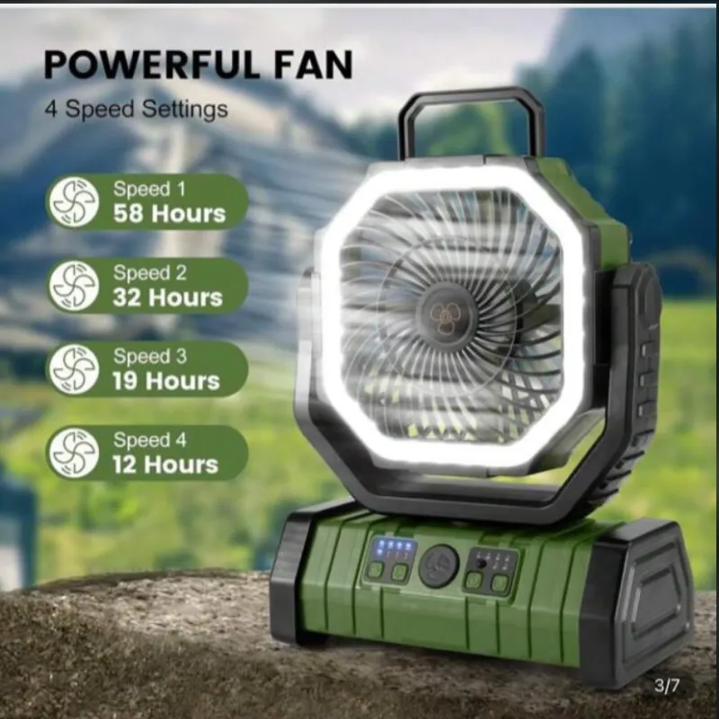 Ventiladores eléctricos recargables 