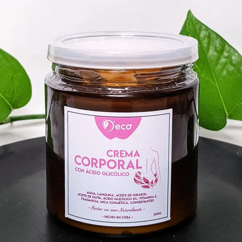 Crema Corporal con Ácido Glicólico 