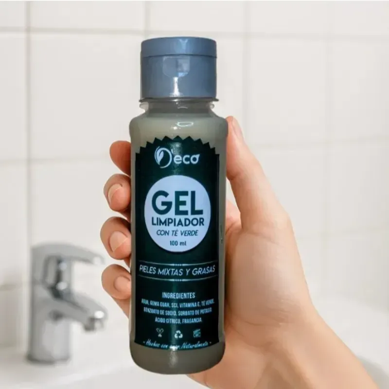 Gel limpiador facial de te verde