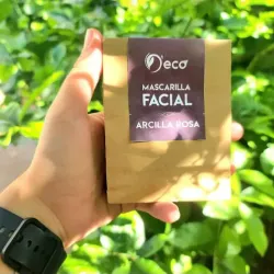 Mascarilla facial de arcilla rosa