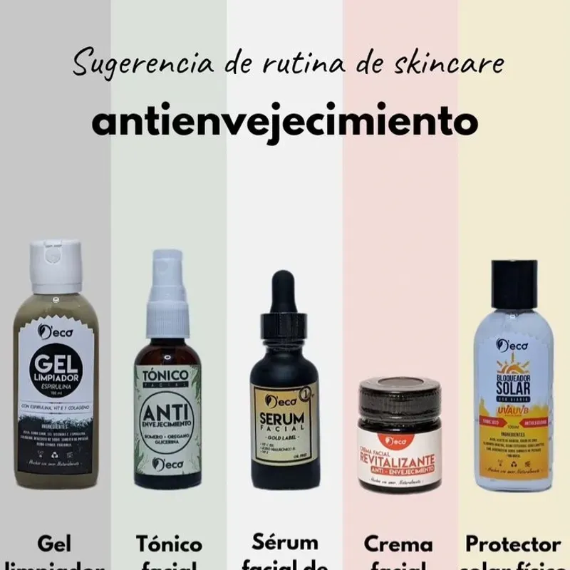 Rutina facial antienvejecimiento