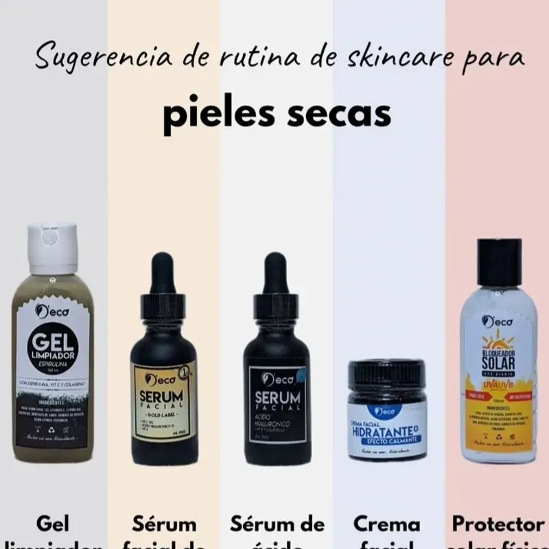 Rutina facial para piel seca