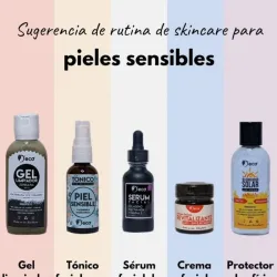 Rutina facial para piel sensible