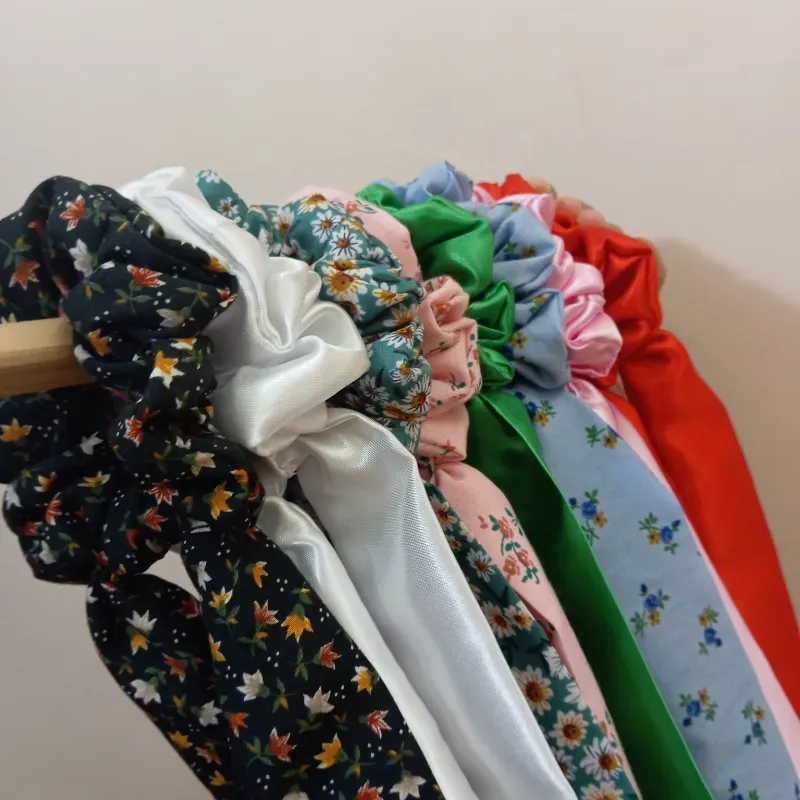 Scrunchie con coletas 