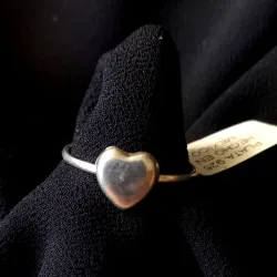 Anillo de corazón (Plata 925)