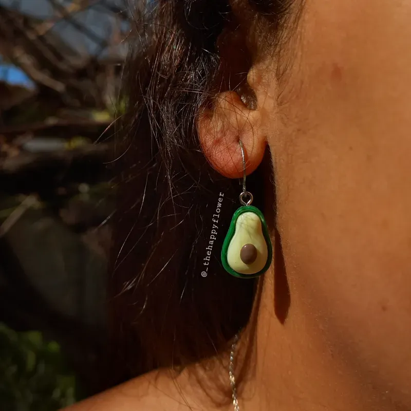 Aretes de aguacates