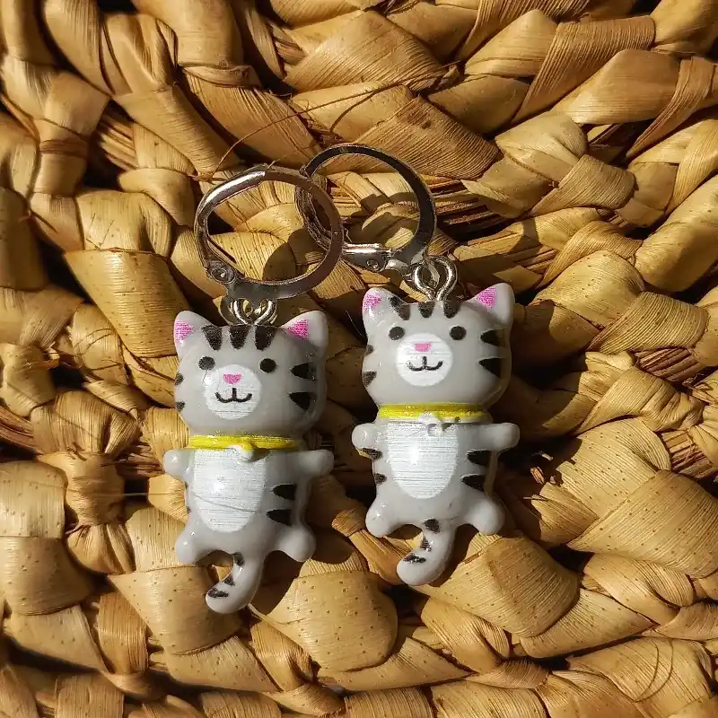 Aretes de gatitos