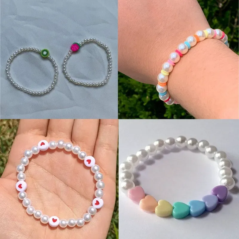 Pulseras de perlas