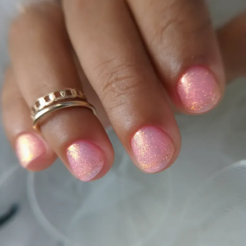 Uñas Cortas Base Rubber Extranjeras 