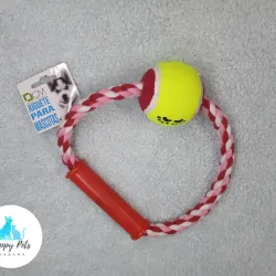 Soga de tela con pelotas