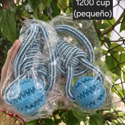 Soga de tela con pelotas