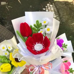 Bouquet amapola y tulipán