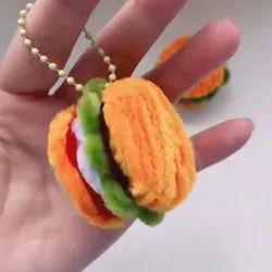 Llavero de hamburguesa