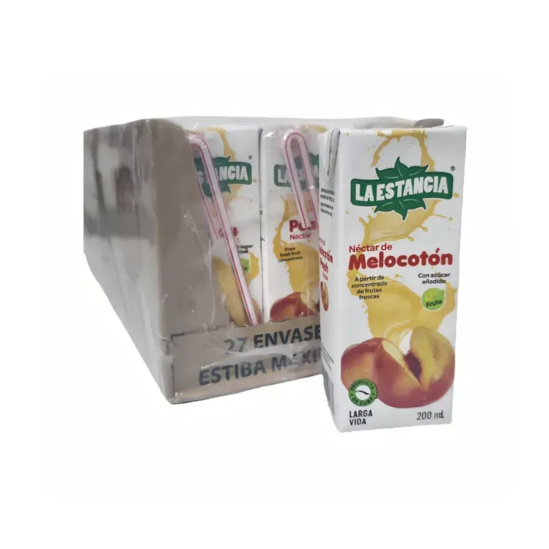 Caja de jugo La Estancia 