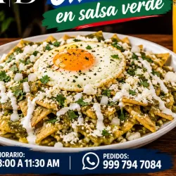 Chilaquiles en salsa verde