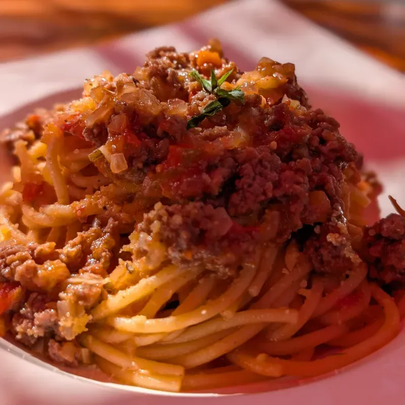 Pasta a la Boloñesa