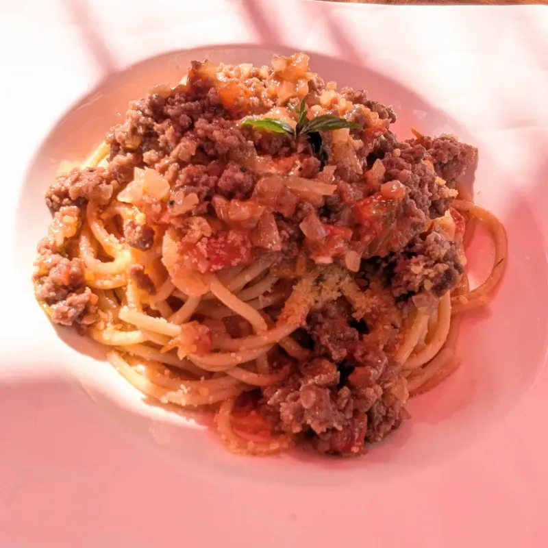 Pasta a la Boloñesa