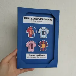 CUADRO CAMISETAS FUTBOLL