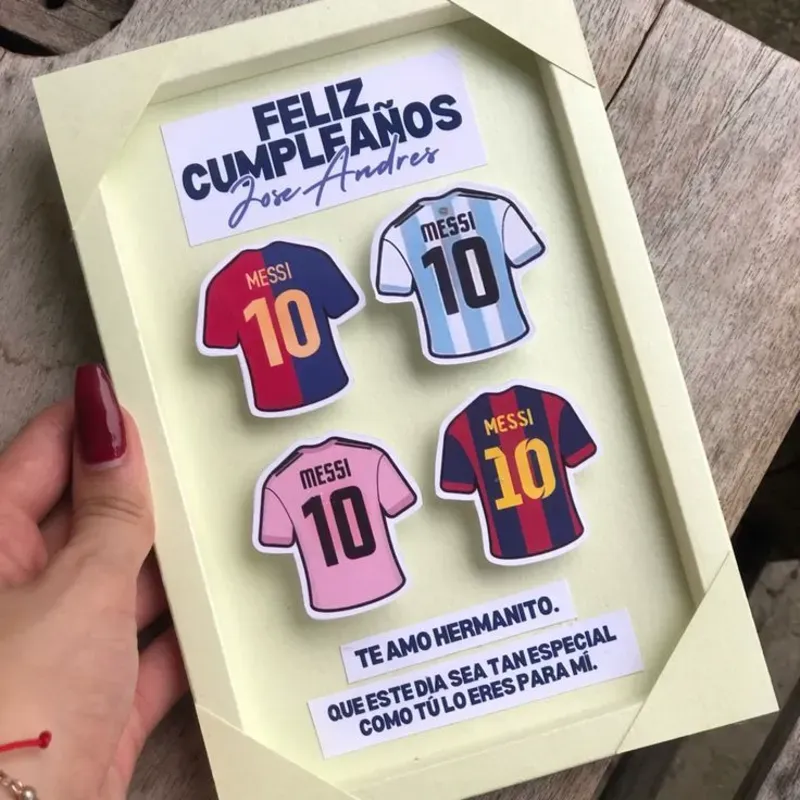 CUADRO CAMISETAS FUTBOLL