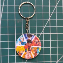 LLAVERO DE MADERA DRAGON BALL
