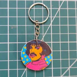 LLAVERO DE MADERA FREDDIE MERCURY