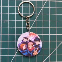 LLAVERO DE MADERA JUJUTSU KAISEN