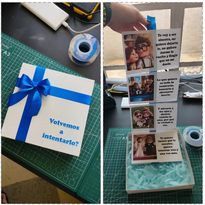 MAXI CAJA CON TIRA DE FOTOS/ESCRITOS